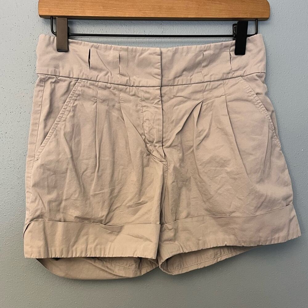 Vince High Waist Pleated Shorts